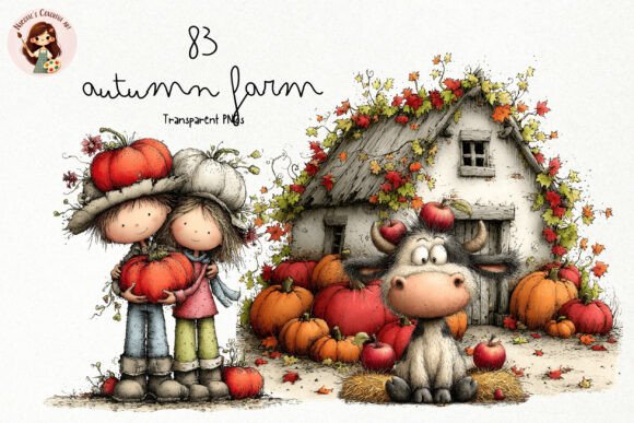 Download Autumn Farm PNG Clipart Bundle - Farm png Collection