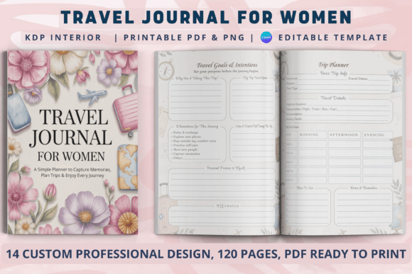 Download Travel Journal for Women | KDP Interiors - Kdp interiors Collection