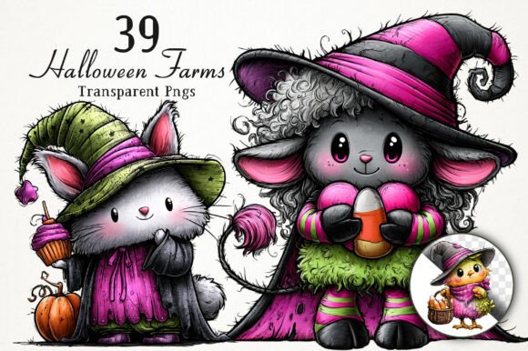 Download Cute Halloween Farm PNG Clipart - Farm png Collection