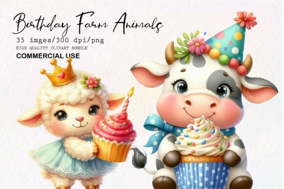 Download Cute Birthday Farm PNG Clipart - Farm png Collection