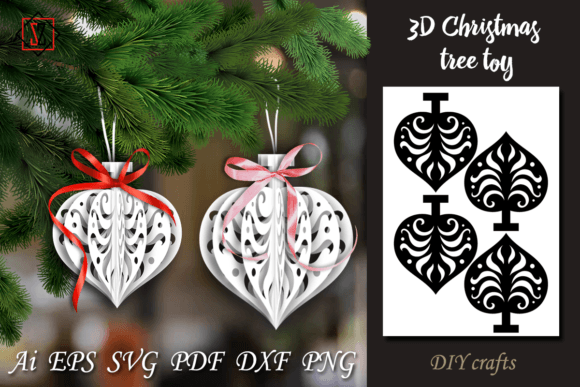 Download 3D Christmas Tree Toy_1 / DIY Crafts - Diy crafts Collection