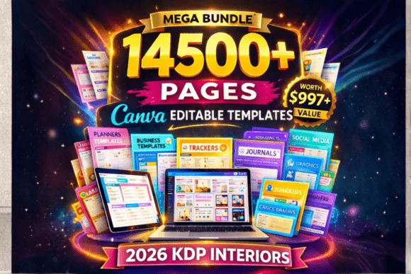 Download 14500+ Canva Editable KDP Interiors 2026 - Kdp interiors Collection