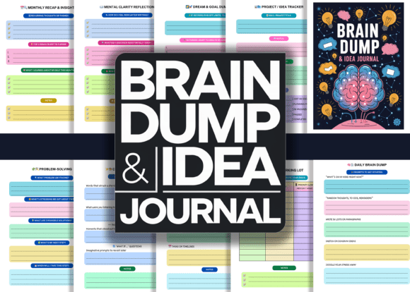 Download Brain Dump &amp; Idea Journal -KDP Interiors - Kdp interiors Collection