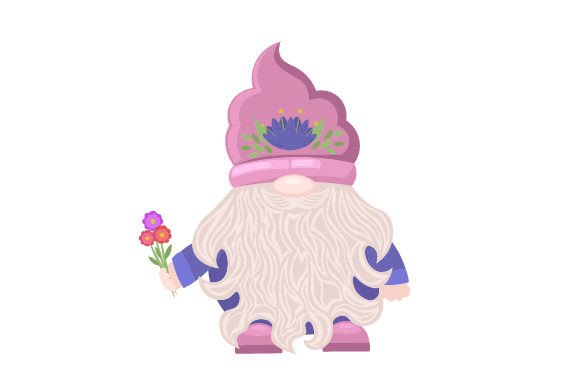 Download Spring Gnome with Flowers - Gnome with flowers Collection