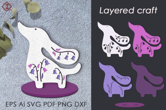 Download Layered Dog Craft / DIY Crafts - Diy crafts Collection