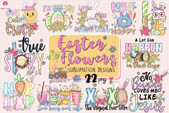 Download Floral Easter Sublimation Bundle - Floral easter sublimation Collection