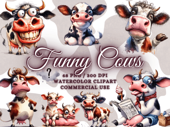 Download Funny Cows Clipart Cute Cow Png Farm Png - Farm png Collection