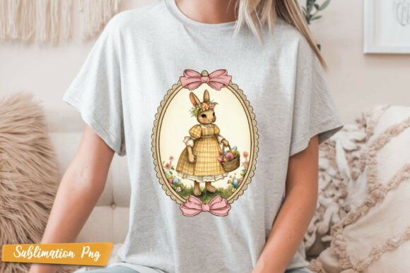 Download Vintage Easter Bunny Clipart Png Bundle - Premium Bundle
