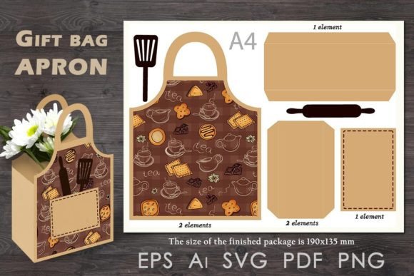Download Gift Wrapping Apron. DIY Crafts - Diy crafts Collection
