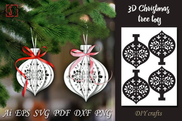 Download 3D Christmas Tree Toy / DIY Crafts - Diy crafts Collection
